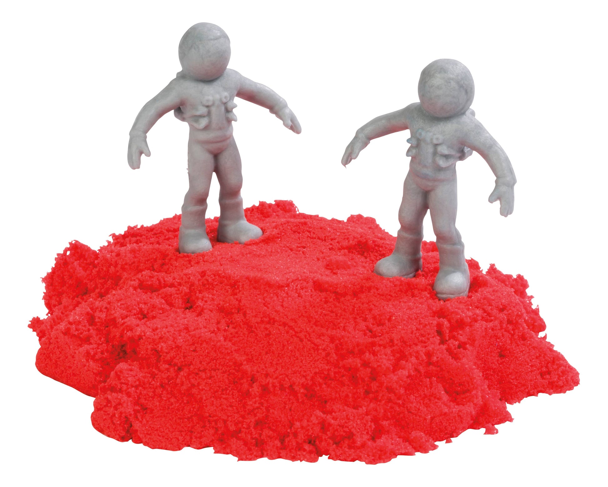 Space-inspired kinetic sand toys with Mars Dirt and Moon Dust, 2 spacemen, and hands-on fun for kids 5+.