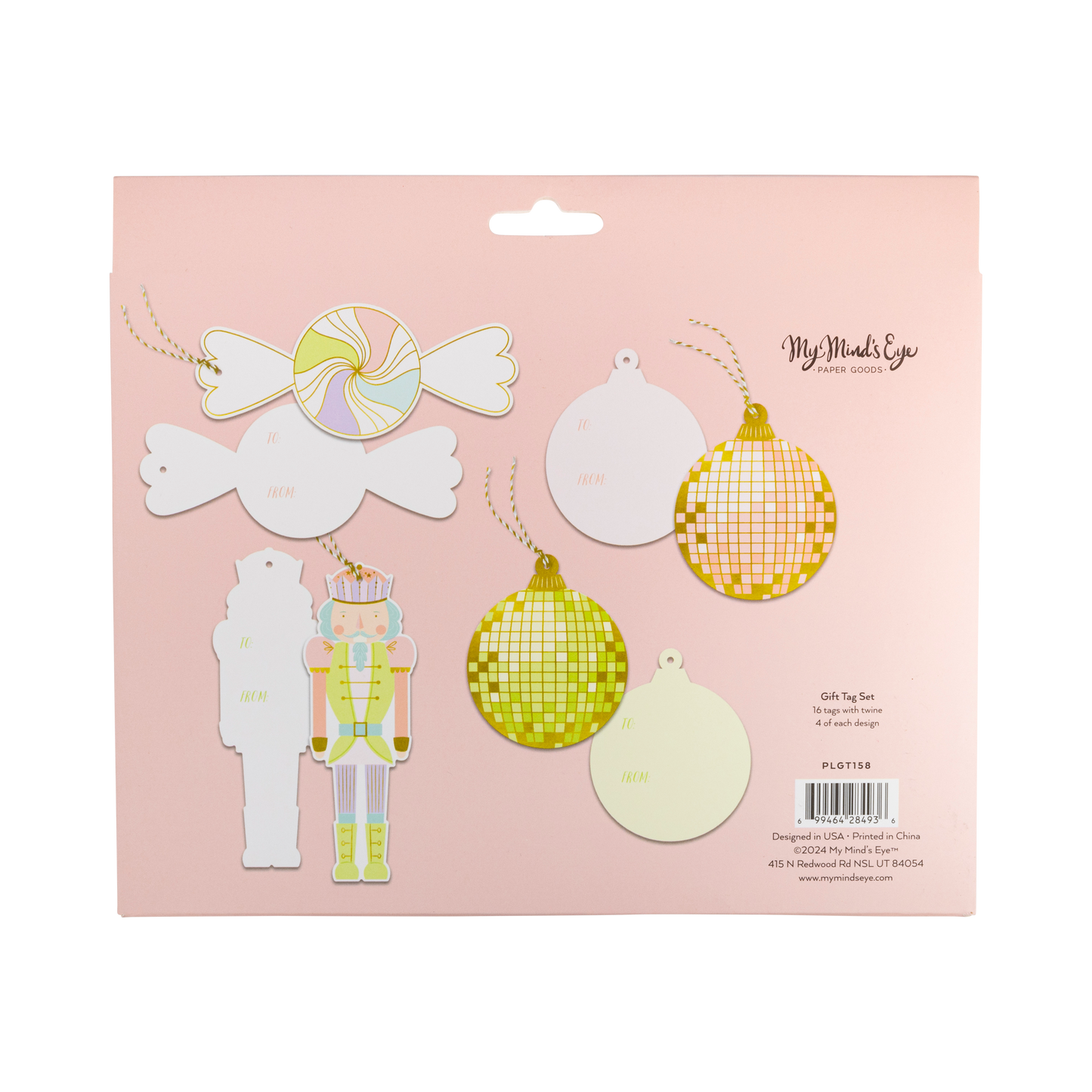 PLGT158- Nutcracker DIsco Tag Set