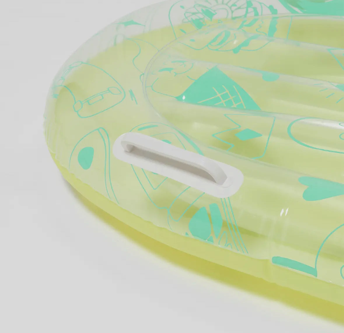 “Inflatable Body Board” ☀️ The Sea Kids Blue-Lime