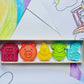 Farm animal crayon gift set made from 100% non-toxic crayons. Includes 5 assorted colorful crayons in an 8"x2" box, perfect for stocking stuffers, party favors, or classroom gifts. Crayons are approximately 2" long and made from recycled materials.