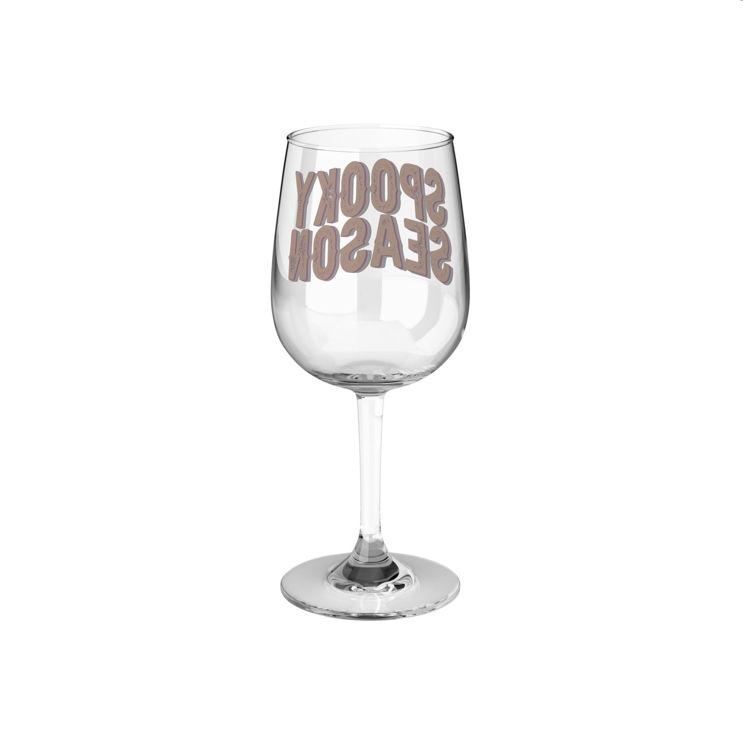 “Spooky Sips Season” 🎃 Wine Glass, 12oz