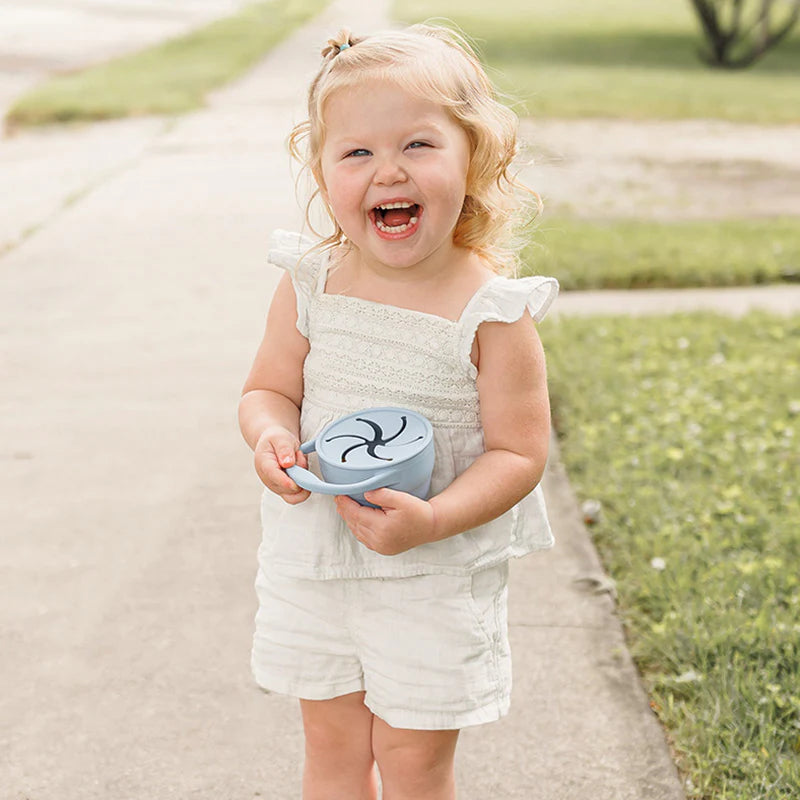 Silicone Baby Gift Set – BPA-Free Training Cup, Pacifier Holder, Sensory & Snack Toys!