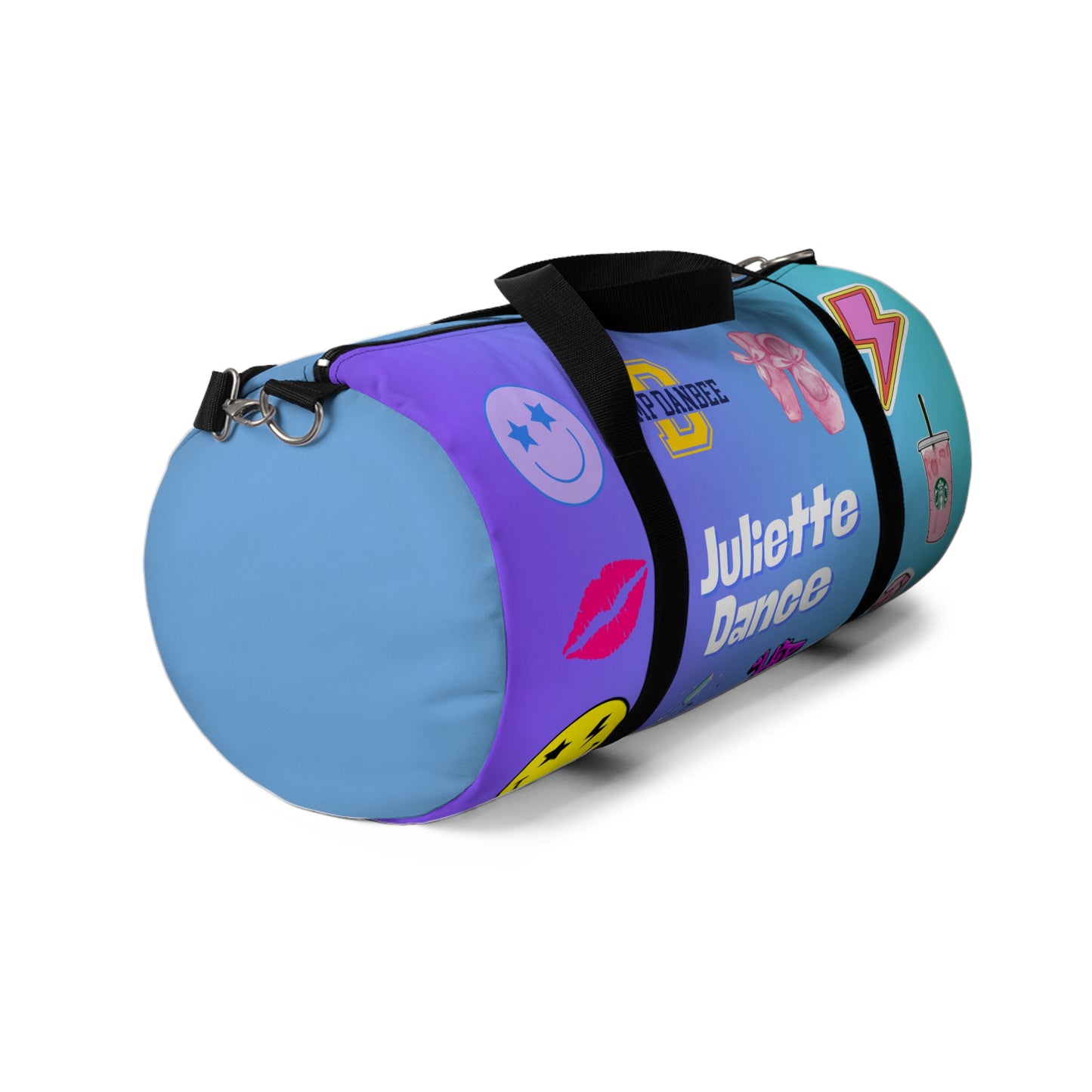 Stylish Let’s Get Loud Dance Bag, personalized and durable, lightweight duffel with adjustable strap, ideal for dancers, gym-goers, and travel.