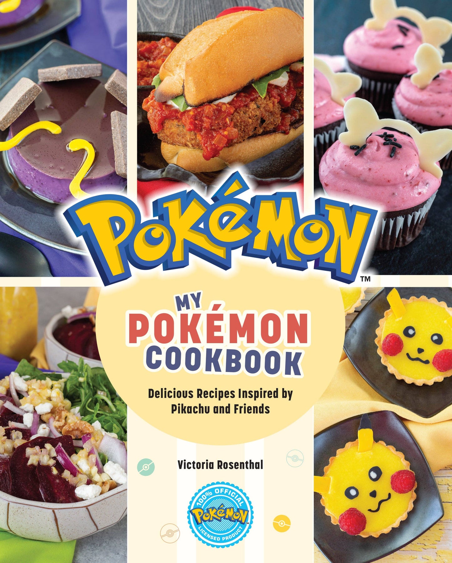 The Official Pokémon Cookbook with 50+ recipes inspired by regions across the Pokémon universe, featuring dishes for every occasion. Includes regional flavors and character-themed recipes for Pikachu, Charizard, Umbreon, and more.