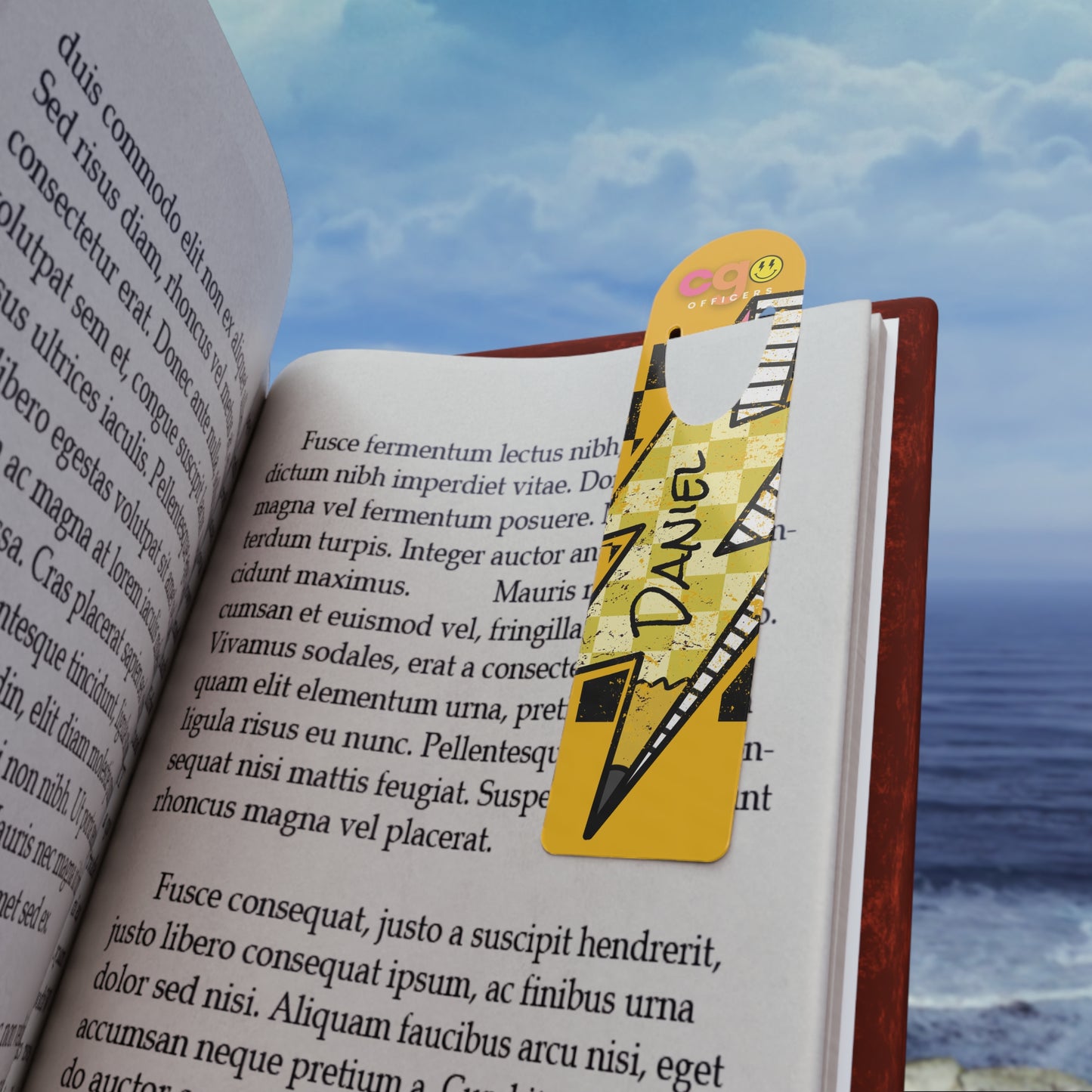 “Go Retro Lightening” 📕 Personalized Bookmark