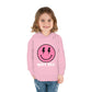 “Personalized Pink Smile” 💙😎 WRT ECC Personalized Toddler Pullover Fleece Hoodie