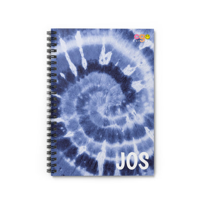 Customizable spiral notebook for kindergarten to fifth grade, perfect for writing exercises, note-taking, or memory keeping. Personalized cover with name, 6" x 8" size, 120 pages (60 sheets) in dotted, college ruled, wide ruled, or blank options. Durable softcover with colorful design and metal spiral binding. Great for students, teachers, or back-to-school gifts.