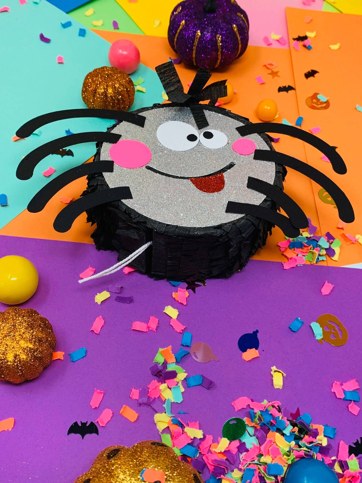 Mini Spider Piñata Halloween Indoor Decoration