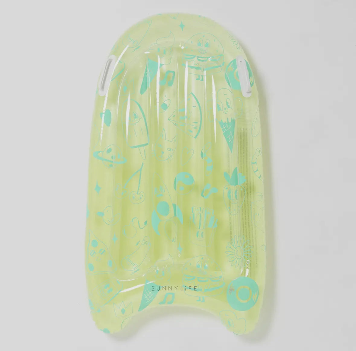 “Inflatable Body Board” ☀️ The Sea Kids Blue-Lime