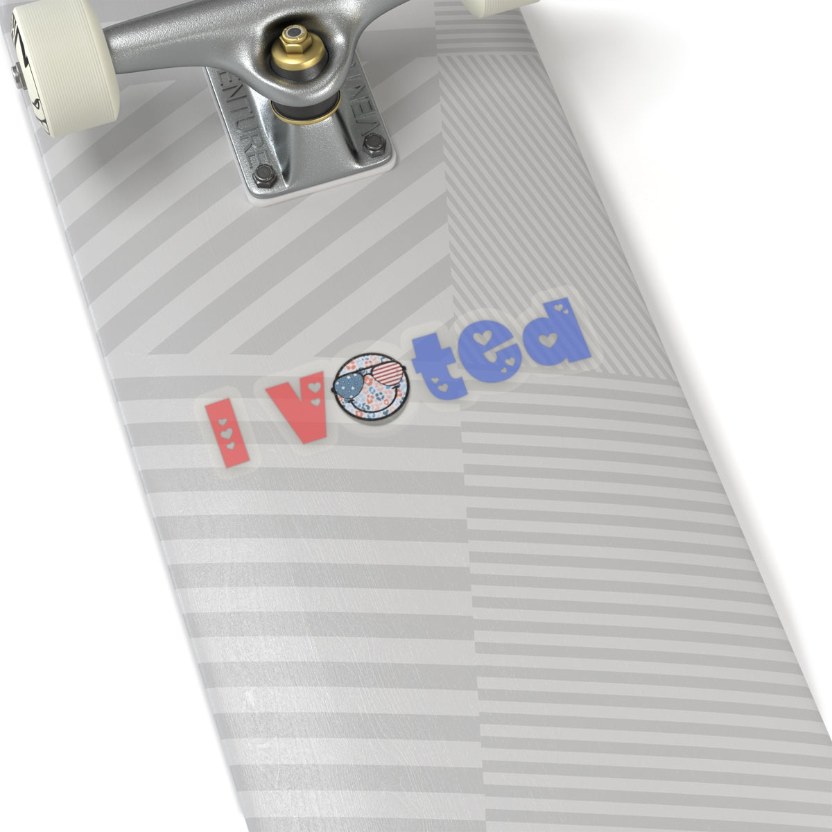 “I Voted” ❤️🤍💙 Red White and Blue Sticker