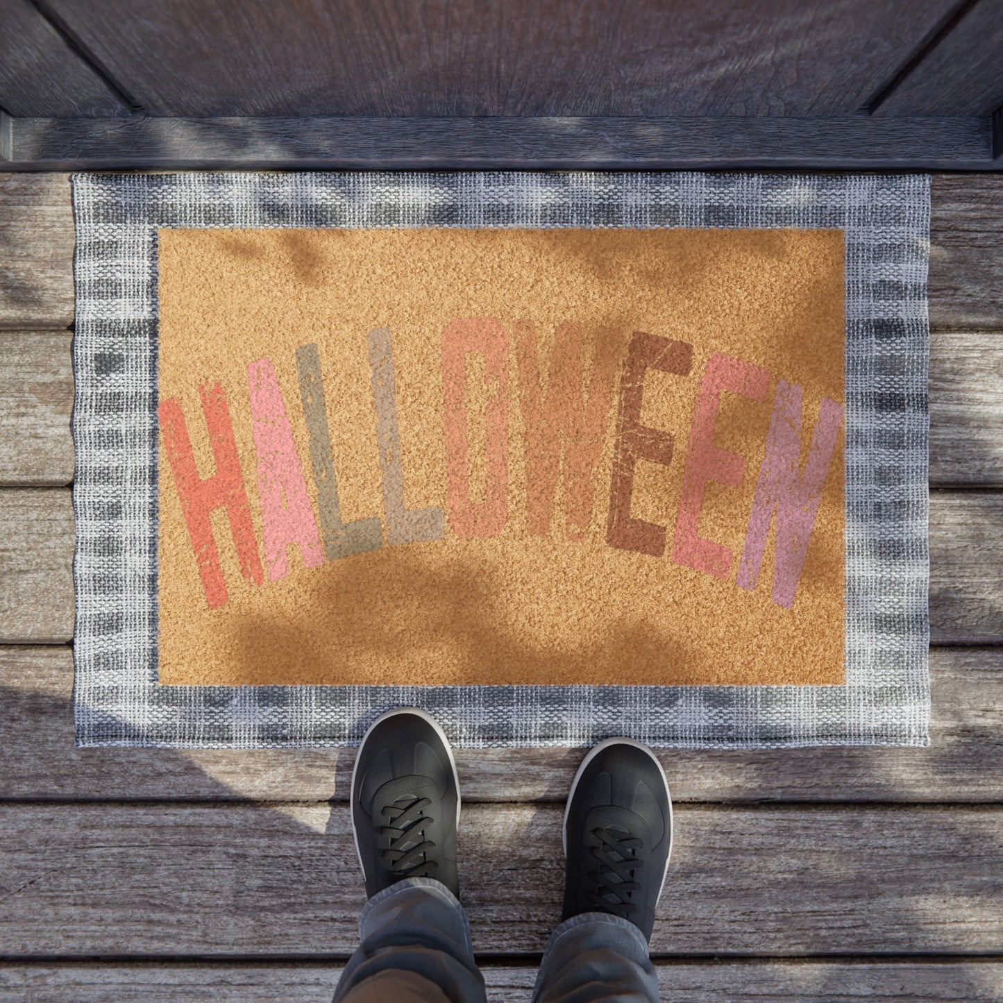 “Trick or Sneaks” 🎃 Halloween Doormat