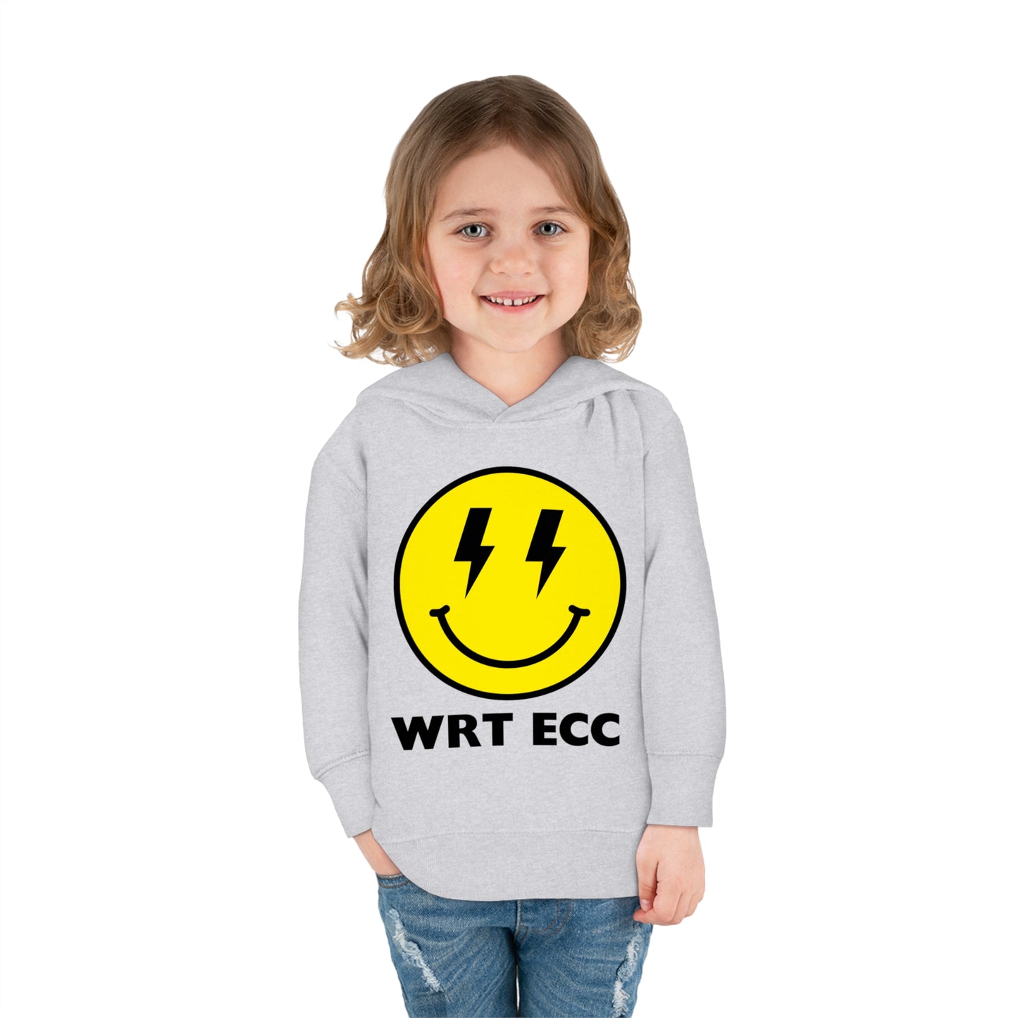 Personalized Smile 💙😎 WRT ECC Personalized Toddler Pullover Fleece Hoodie