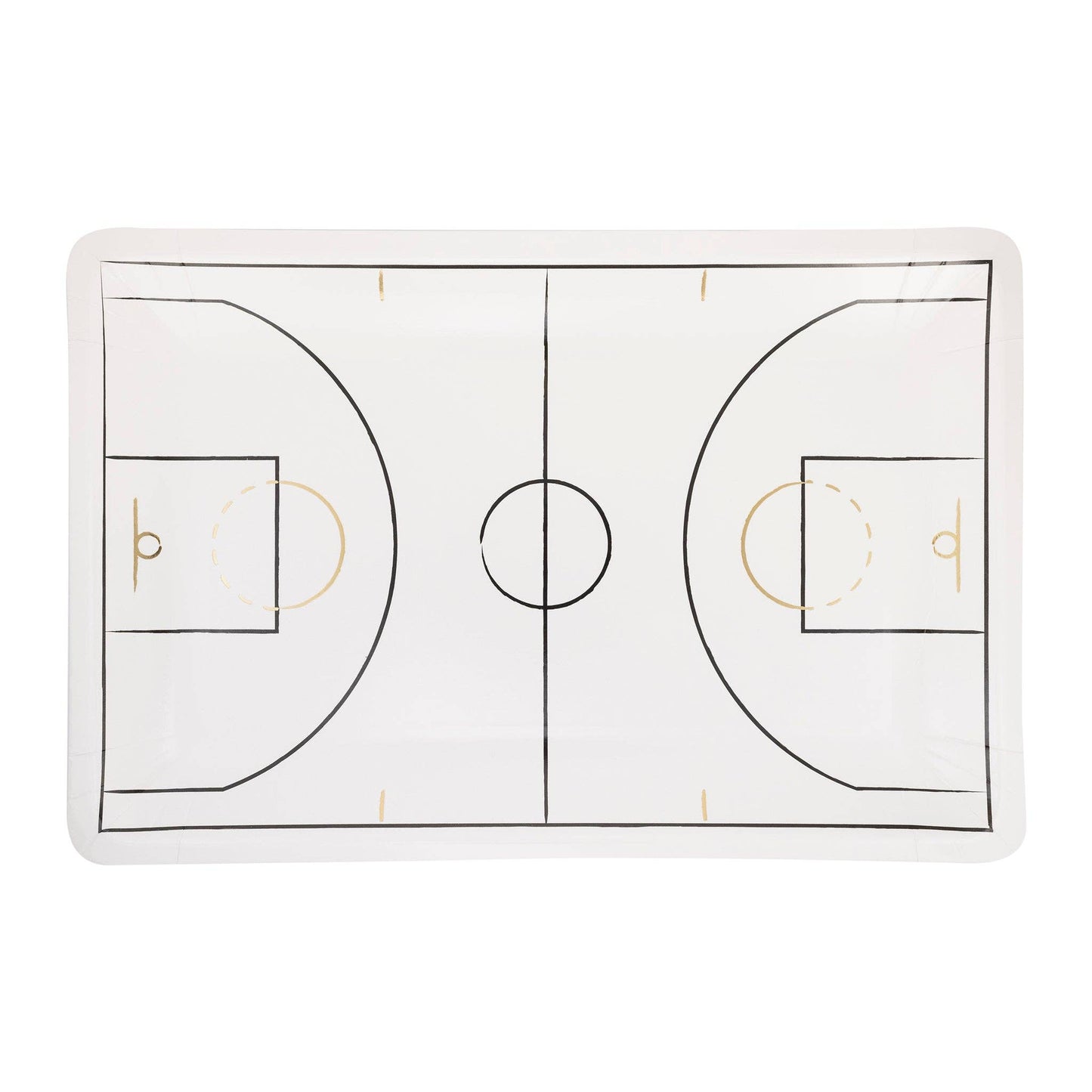 “Home Court Advantage” 🏀Basketball Court Plate