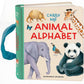 Carry Me: Animal Alphabet book with soft handle. Fun illustrations teach letters with animals. Perfect for kids!