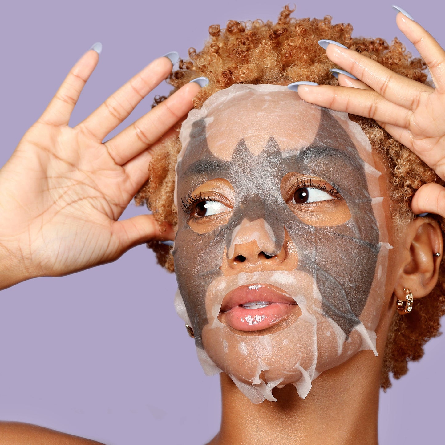 Detoxifying Charcoal Facial Mask Halloween Animated Bat Mask