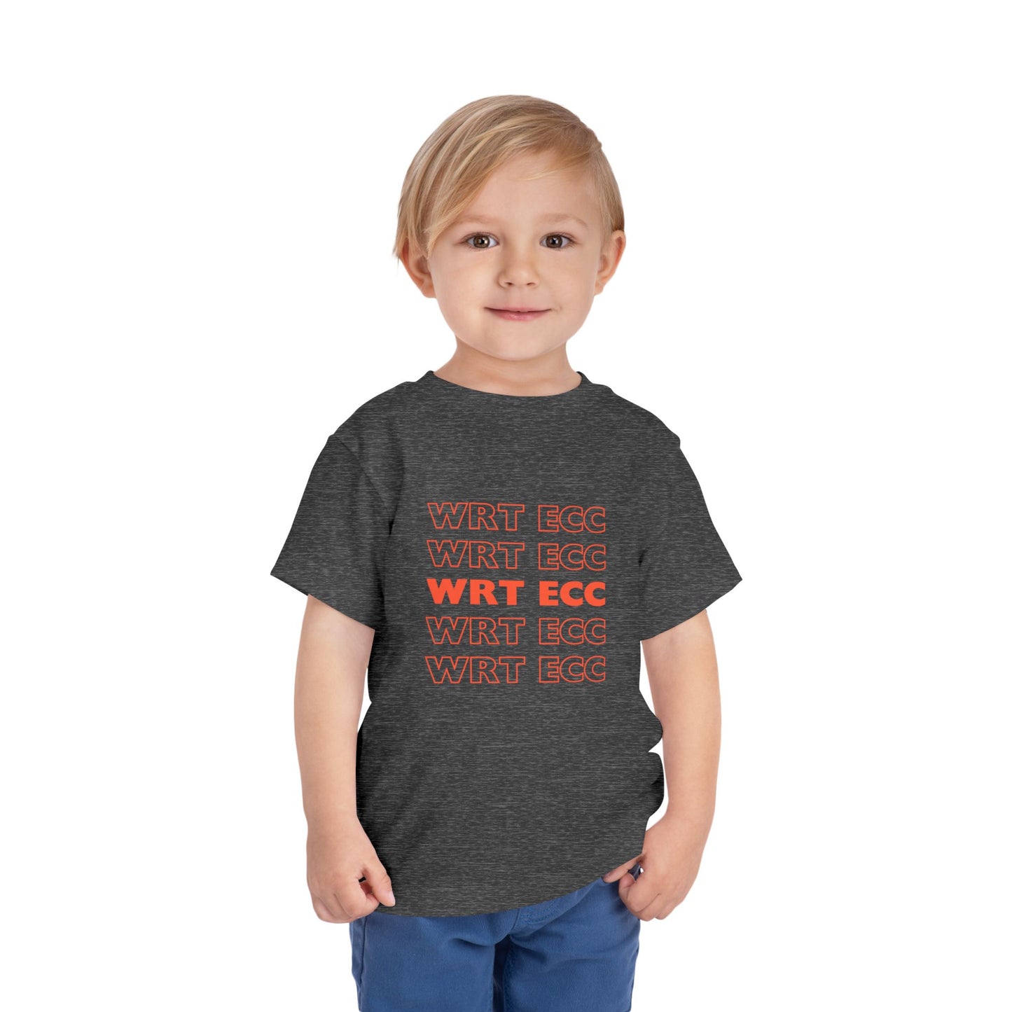 Double the Fun! 💙❤️ WRT ECC Toddler Short Sleeve Tee