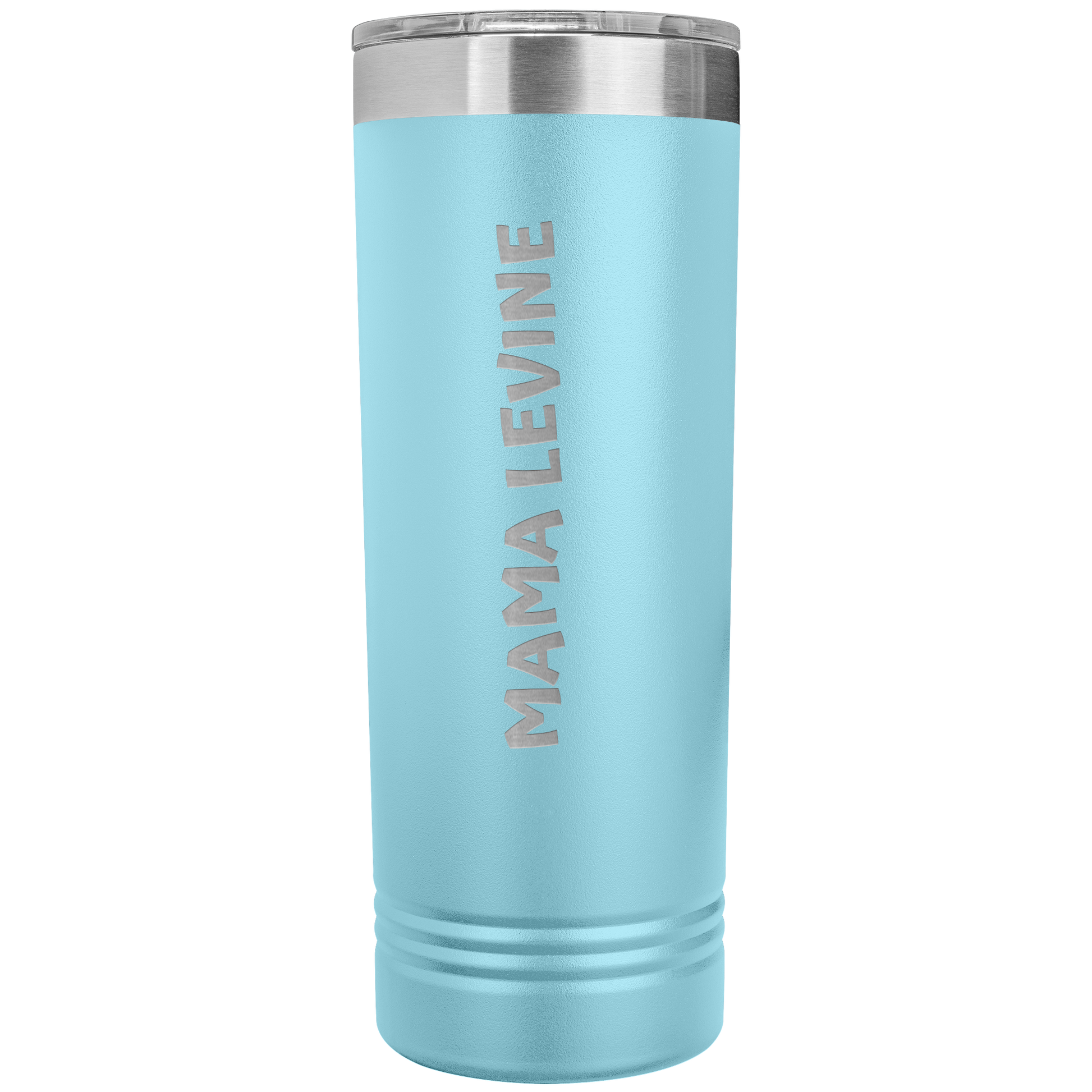 22oz Skinny Tumbler by Polar Camel, featuring a sleek design with durable double-wall stainless steel, vacuum insulated to keep drinks at a consistent temperature 2x longer than glass or plastic. Includes a snap-on acrylic slider lid, BPA and lead-free. Hand wash only, not microwave safe.