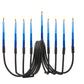 Godinger Black Swirl Menorah - Chanukah