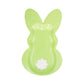 Set of 8 Pastel Bunny Plates – 5.5"x9", shaped with 4 designs, perfect for Easter treats and table decor.