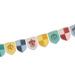 Harry Potter x Bonjour Fête House Pride multicolor decorative Hogwarts banner, 6"H x 12'L, licensed