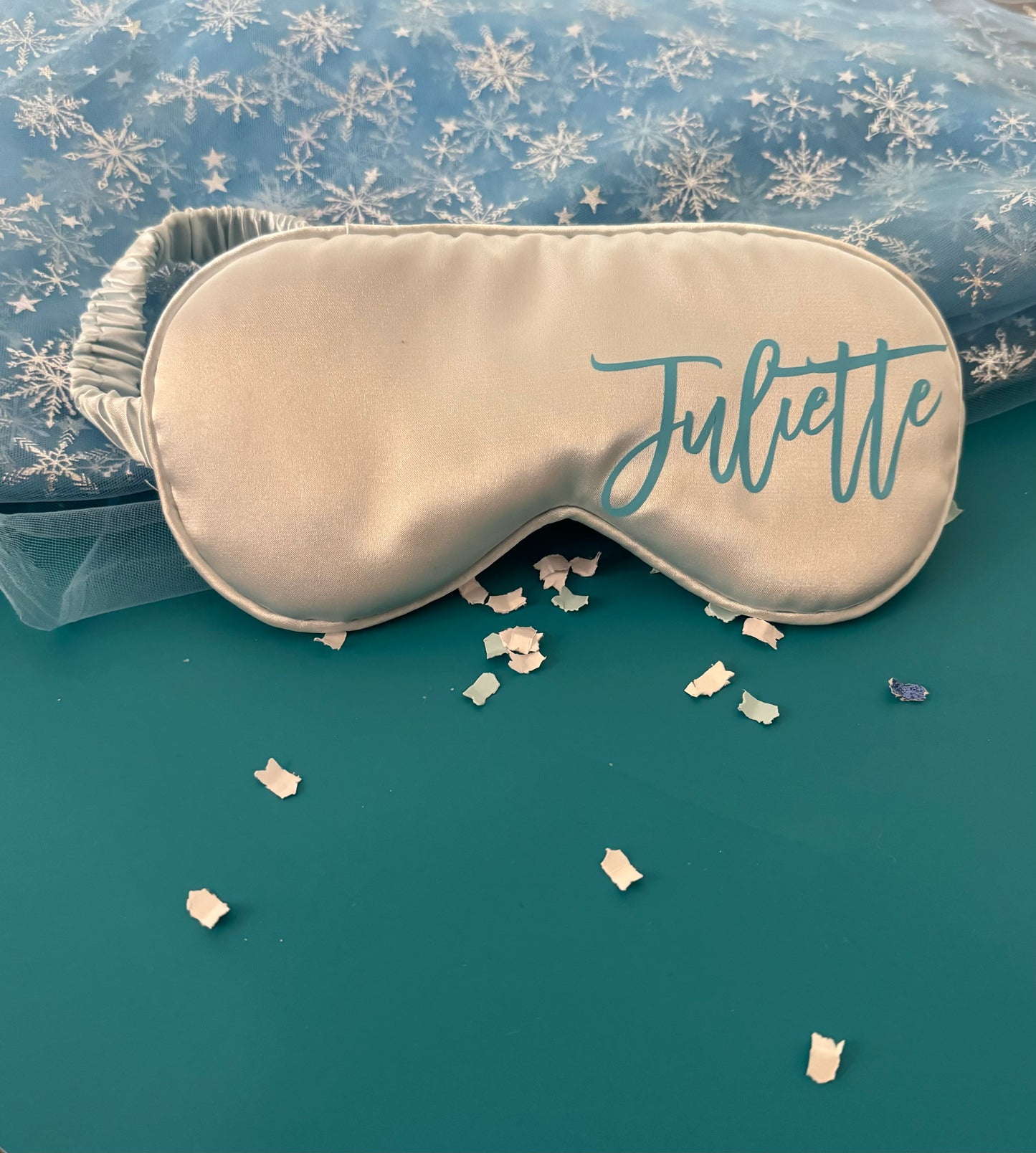 Personalized, Peace Out Sleep masks are perfect for anyone seeking quality rest, helping to reduce dark circles and refresh your face for the morning.