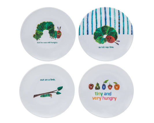 “The Very Hungry Caterpillar by Eric Carle” 🐛 Kid's 7" Plates