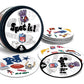 Spot It! NFL Edition: match NFL symbols across 55 cards in 5 mini-games! Fast-paced fun for kids and adults, ages 7+, perfect for family game night!