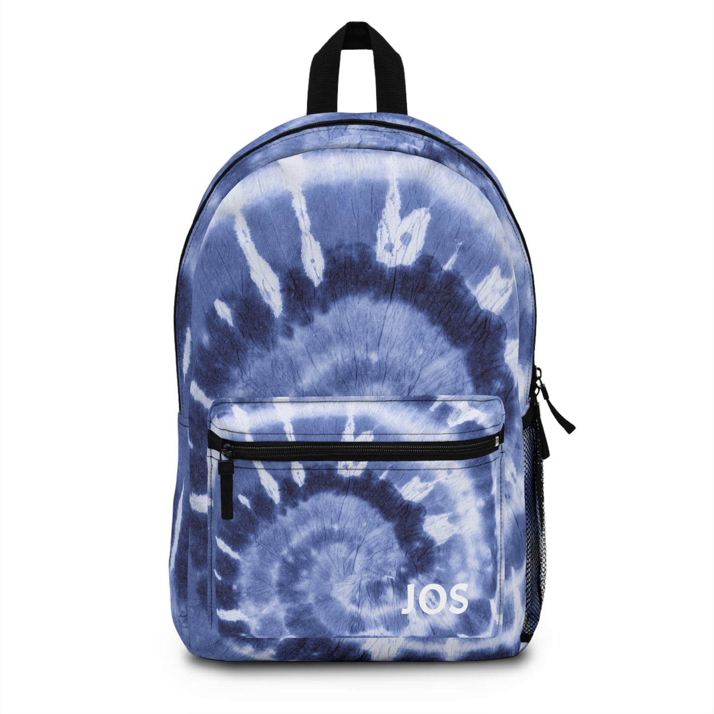 “To Tie Dye For” 🎒 Monogrammed Blue Tie Dye Backpack