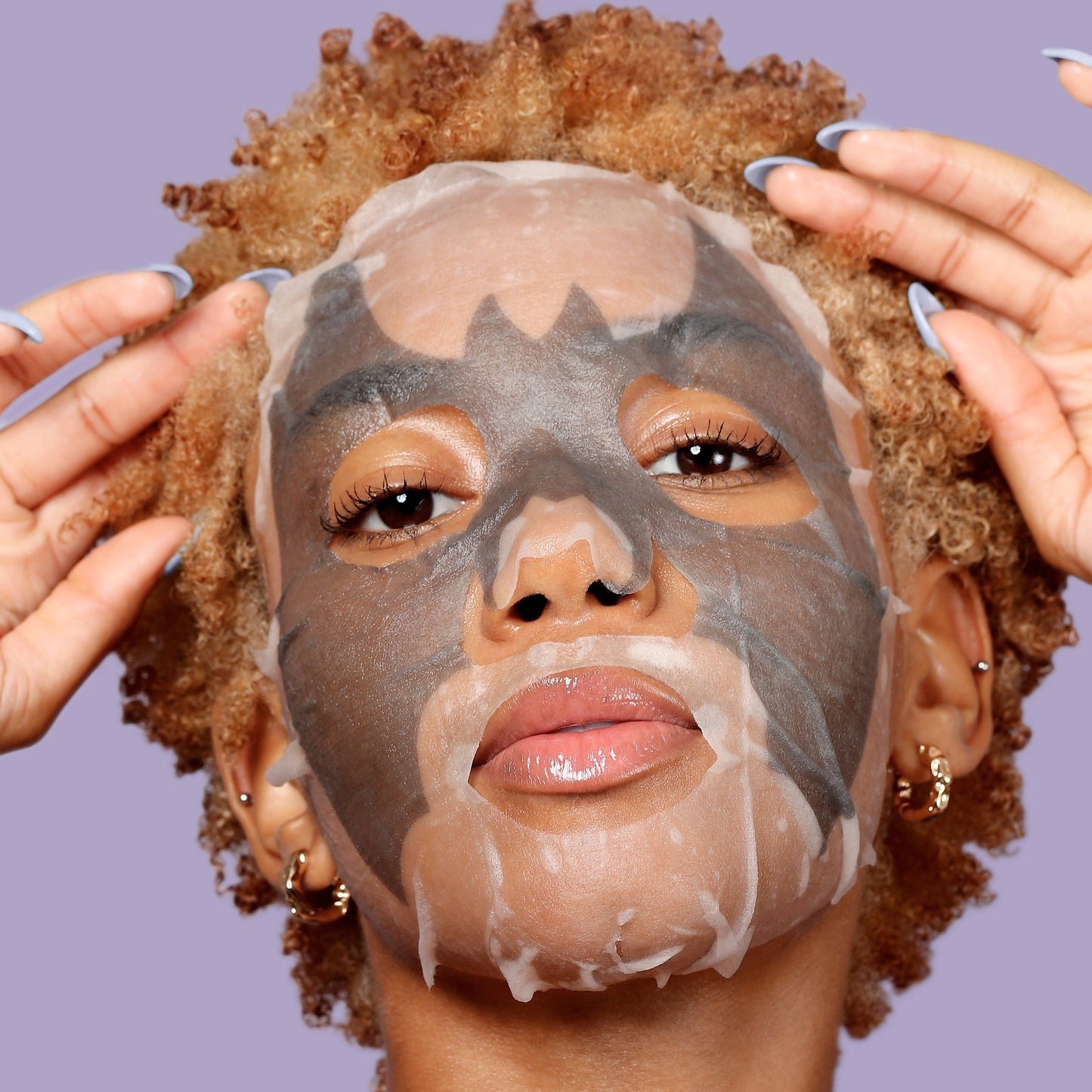 Detoxifying Charcoal Facial Mask Halloween Animated Bat Mask