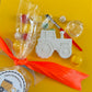 Construction-themed DIY paint kits, perfect for party favors, kids 3+, includes mini sculpture, paints, and brush. Encourages artistic expression, great for birthdays, baby showers, and more. Adorable packaging, ideal for toddlers, preschoolers, and little Picassos