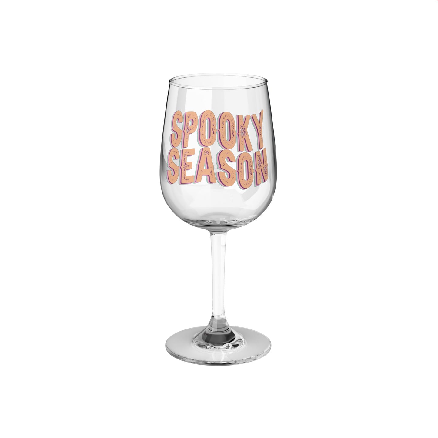 “Spooky Sips Season” 🎃 Wine Glass, 12oz