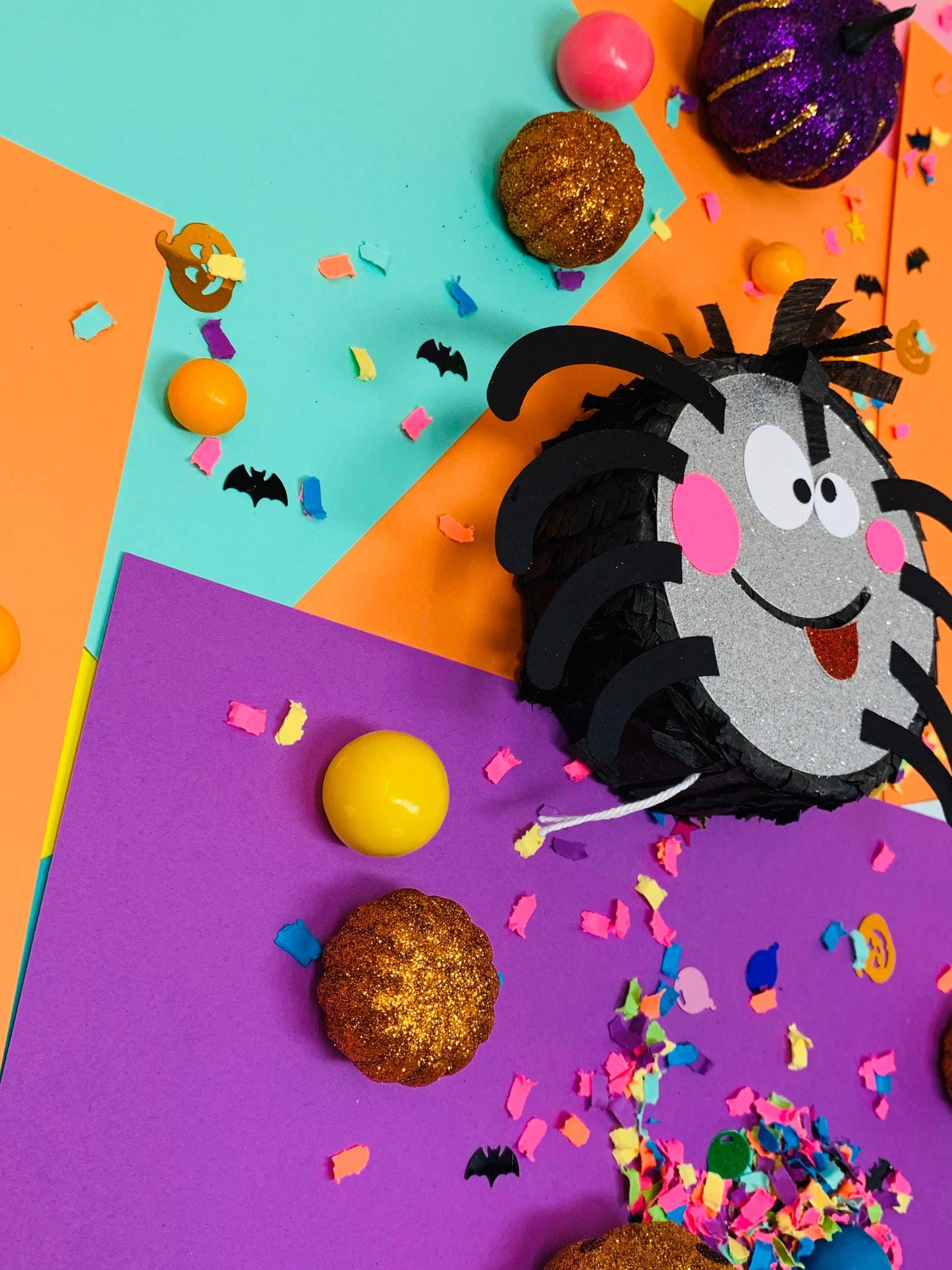 Mini Spider Piñata Halloween Indoor Decoration