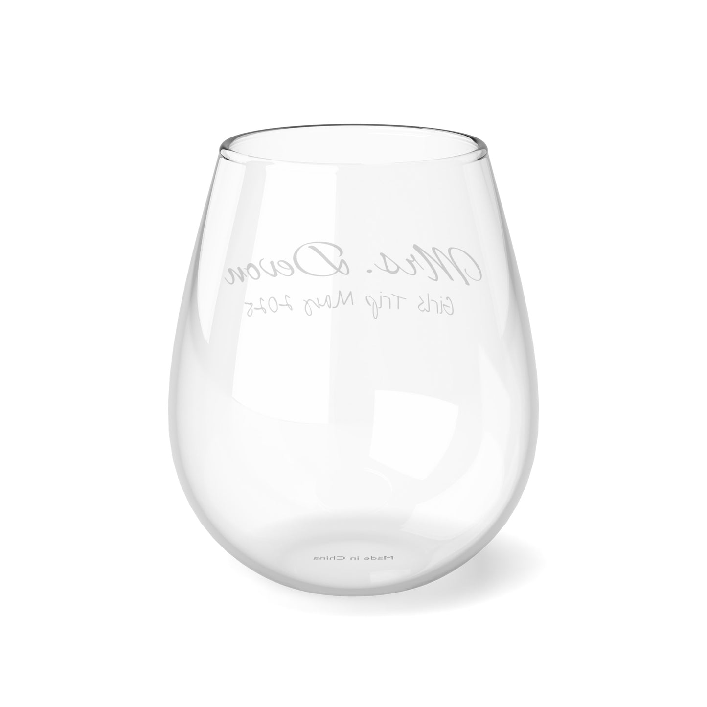 “Chardonname” 🍷 Stemless Wine Glass, 11.75oz