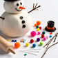 Snowman Sensory Kit for winter holiday play, featuring tactile activities that boost creativity, motor skills, and sensory exploration. Ideal for Christmas gifts, classroom activities, or seasonal fun, this kit includes themed sensory items for imaginative and calming play.