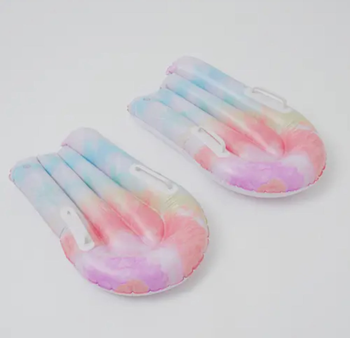 Colorful Tie Dye Slip, Slide, and Body Board Set designed for water fun in the sun, featuring easy hose connections and a repair patch for durability.