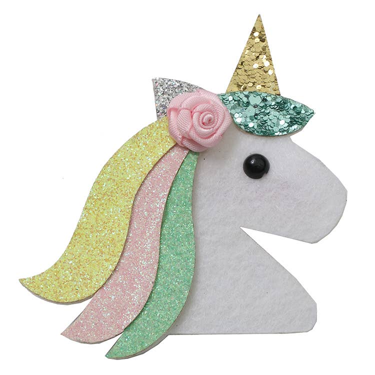 “One of a Kind” 🦄 Pastel Unicorn Clip