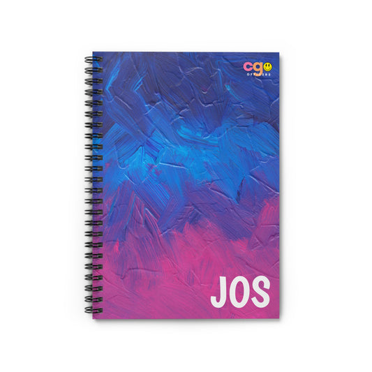 Customizable spiral notebook for kindergarten through fifth grade, featuring a personalized cover with your child's name. This softcover notebook measures 6" x 8" and includes 120 pages of your choice (dotted, college ruled, wide ruled, or blank). Ideal for note-taking, lesson plans, or keeping school memories.