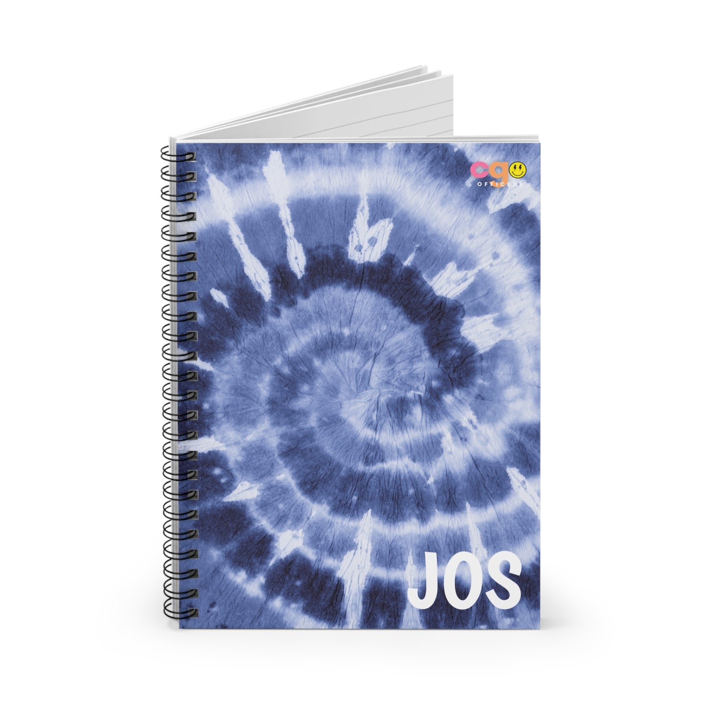 Customizable spiral notebook for kindergarten to fifth grade, perfect for writing exercises, note-taking, or memory keeping. Personalized cover with name, 6" x 8" size, 120 pages (60 sheets) in dotted, college ruled, wide ruled, or blank options. Durable softcover with colorful design and metal spiral binding. Great for students, teachers, or back-to-school gifts.