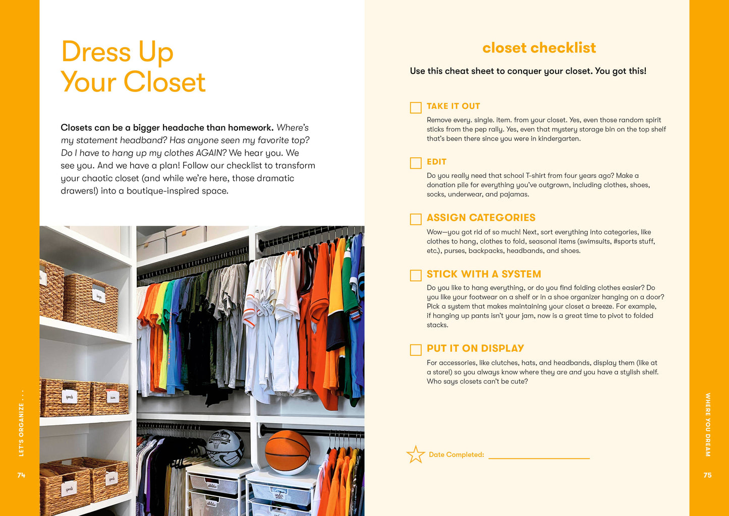 Home Edit for Teens guide to organizing, routines, checklists, and creating space for fun.