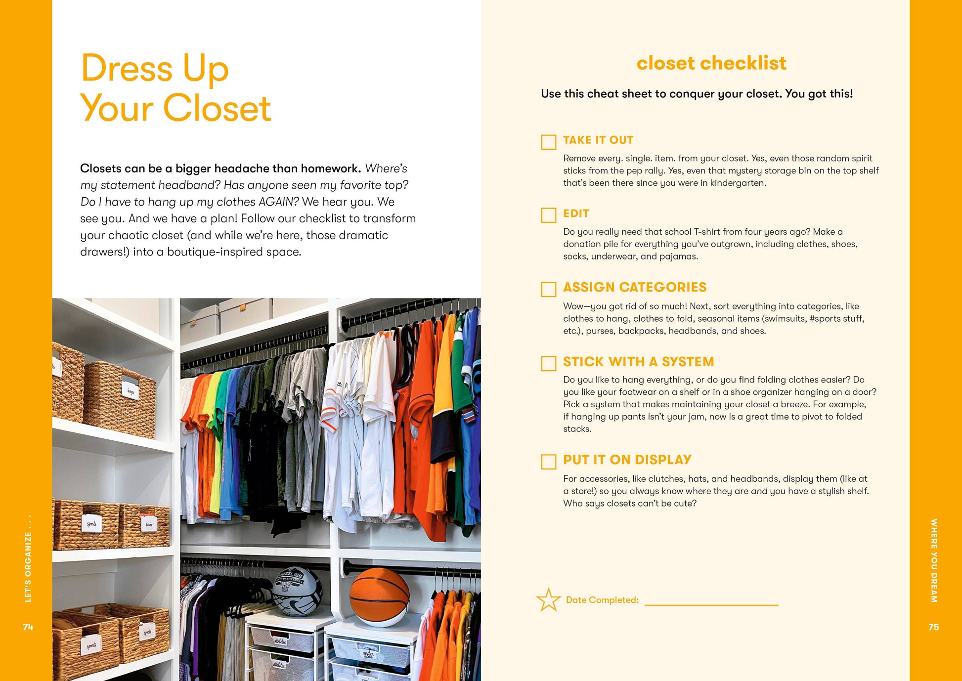 Home Edit for Teens guide to organizing, routines, checklists, and creating space for fun.