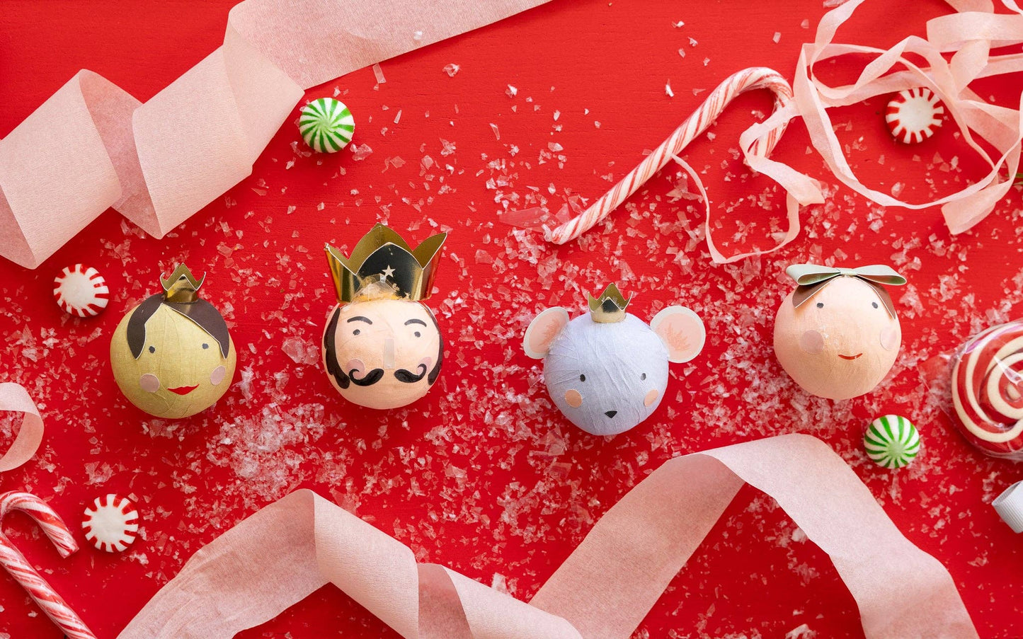 Nutcracker Surprise Balls filled with surprises, perfect for party favors at celebrations, bringing fun and excitement to any occasion.