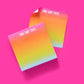 Colorful sticky notes measuring 3.5" x 3.5", featuring the inspirational phrase 'You Got This.' Each pad includes 300 sheets with a sticky adhesive backing, shrink-wrapped for packaging. Perfect for adding fun to your workday. 