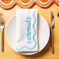 Schmutz Dinner Napkins: Bubbe Blue