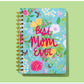 6.5" x 8.5" "Best Mom Ever" notebook with 200 lined pages, gold spiral binding, and a hot pink raised imprint on the hard cover. Perfect gift for moms, featuring perforated pages for easy tearing.6.5" x 8.5" "Best Mom Ever" notebook with 200 lined pages, gold spiral binding, and a hot pink raised imprint on the hard cover. Perfect gift for moms, featuring perforated pages for easy tearing.