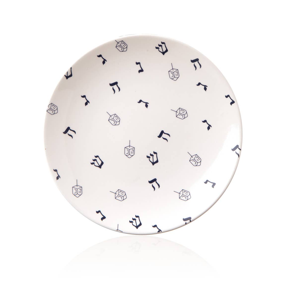 Set of Four Hanukkah Plates