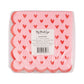 Scalloped Hearts Cocktail Napkins, featuring scalloped edges and playful heart designs, perfect for Valentine's Day parties or celebrations.