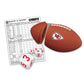 Officially licensed NFL Kansas City Chiefs Shake N' Score Dice Game, 5 team dice, travel fun, ages 6+