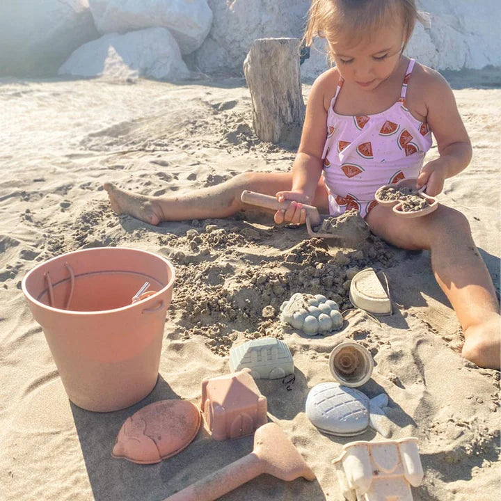 Eco-Friendly Beach Toy Set – Durable, BPA-Free Silicone Sand Toys with Mesh Bag 