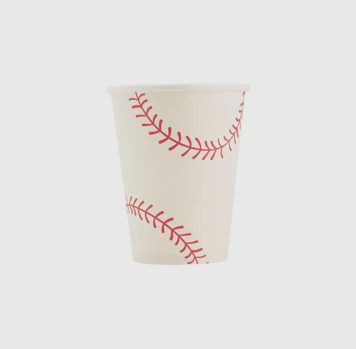 Set of 8 Baseball Paper Cups, 12oz each, perfect for baseball-themed parties or events. Featuring fun designs, these disposable cups add a sporty touch to any celebration. Ideal for sports fans and kids' birthday parties.