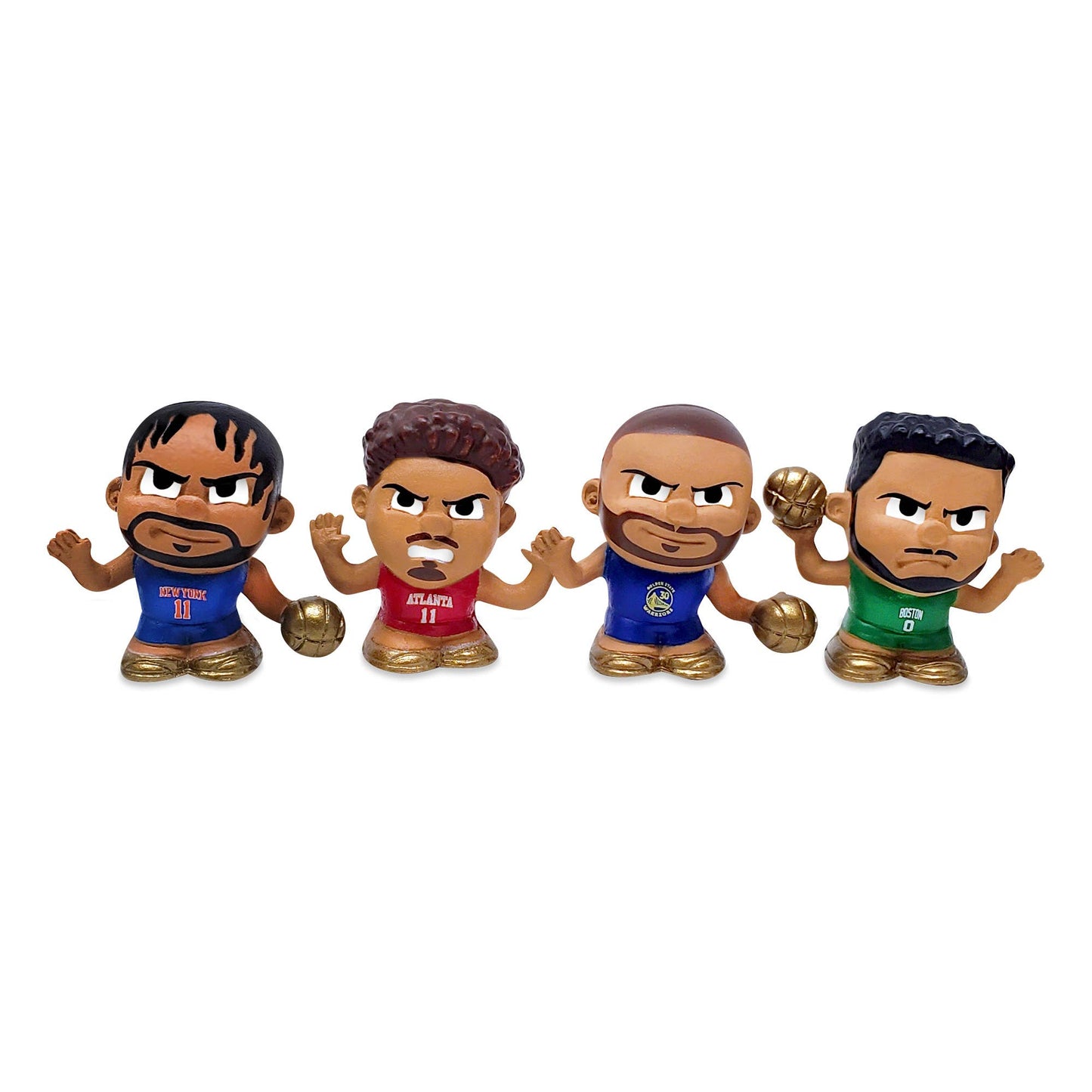 NBA TeenyMates 1" collectible figures, 2 random figures per pack, 32 blind packs, includes puzzle pieces.